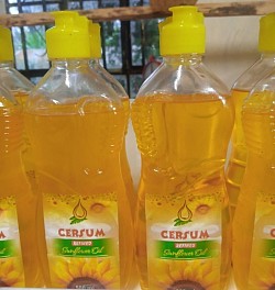500ml Cersum Sunflower oil package ready for sale