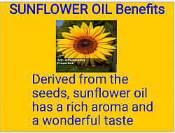 Sunflower oil is a great source of vital nutrients